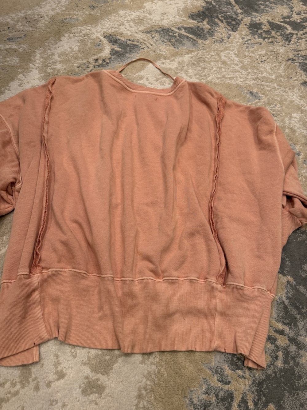 Free People Mirrored Horses Graphic Camden Pullover Size small - Picture 9 of 10